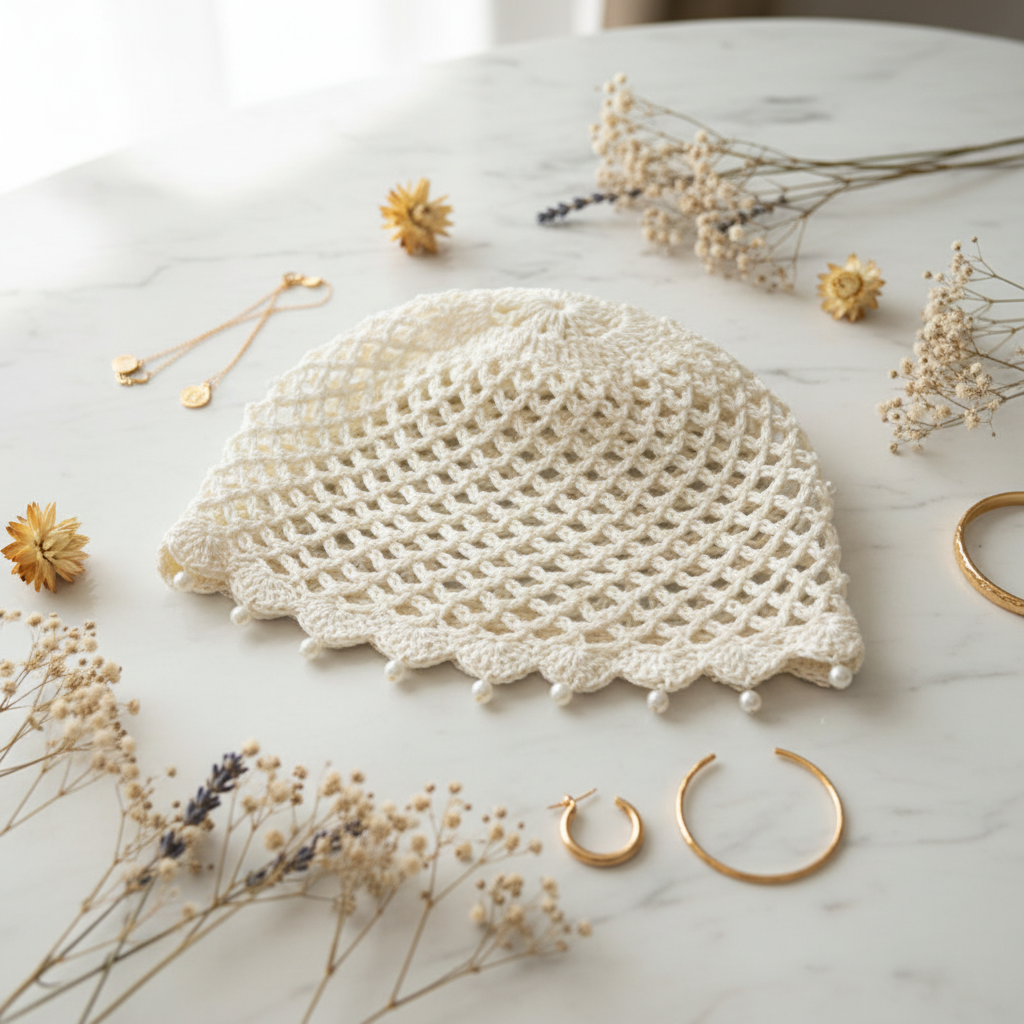 Bonnet flat lay