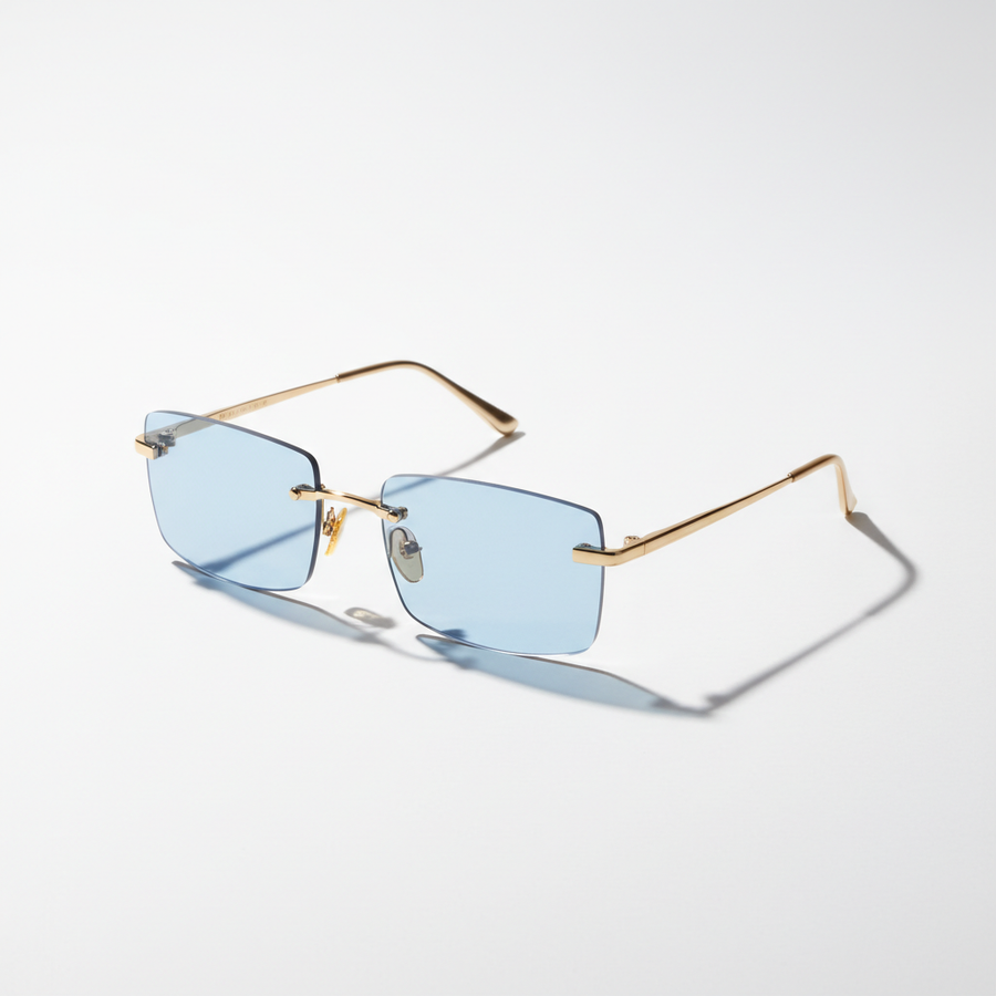 Lunettes bleu clair